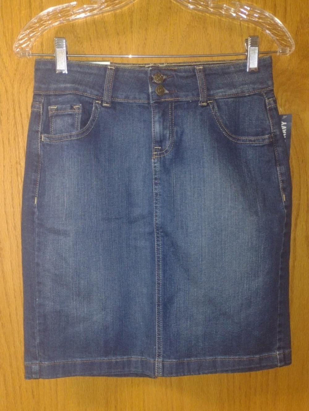Old Navy Dark Blue Denim Skirt (J1376)